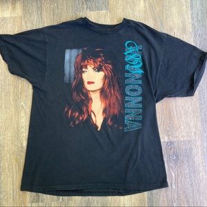 Wynonna Judd concert T-shirt men’s XL SS double sided “tell me why tour “ 100%